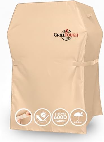 GrillTough Heavy Duty BBQ Grill Cover for Outdoor Grill, 30 Inch Tan by GrillTough