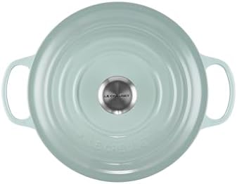 Le Creuset Enameled Cast Iron Round Dutch Oven, 5.5 qt., Sea Salt - Image 2