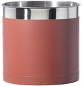 OGGI Stainless Steel Jumbo Utensil Holder - 7" Utensil Caddy, Weighted Base for Stability - Extra Large Utensil Crock and Countertop Utensil Organizer, Brick Red by Unknown