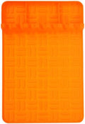 Orange Silicone Grill Tool Mat, Non-Slip Side Shelf Pad for Outdoor Cooking by ibasenice