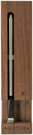MEATER Plus Smart Meat Thermometer, Walnut, Bluetooth, 165ft, Grill & Oven by Unknown