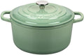 VORRINGARD Enameled Cast Iron Dutch Oven Pot with Lid, for Sourdough Bread Baking, Round Dutch Ovens, 4.5 Quart, Sage Green by Unknown