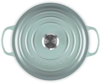 Le Creuset Enameled Cast Iron Signature Deep Round Oven, 6.5 qt., Sea Salt - Image 2