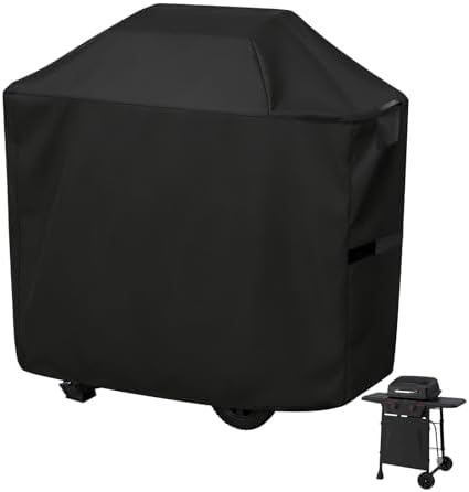 Grill Cover for Megamaster 720-1065 2-Burner Propane Gas Grill, Heavy Duty Waterproof All-Weather Protection, Outdoor Fade Resistant BBQ Grill Cover (43" W x 20" D x 38" H) by Vercome
