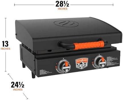Blackstone OTG Outdoor Tabletop Griddle with Built-in Hood, Black, 22 Inch - Image 3
