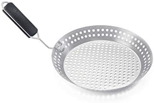 Outset Grill Skillet With Removable Handle, Stainless Steel by Outset