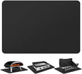 FLASLD Fireproof & Waterproof Under Blackstone Griddle BBQ Mat, Protect Your Prep Table and Outdoor Grill Table - Heat Resistant Grill Table Mat (Black,16 x 24in) by FLASLD