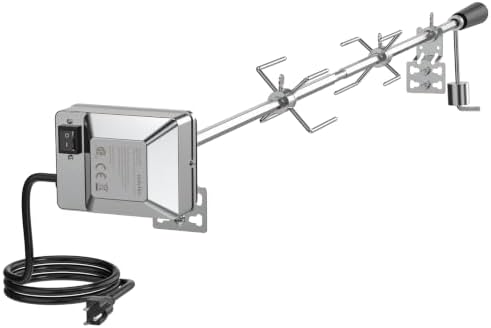 onlyfire Universal Rotisserie Kit with 110V Electric Motor for Gas Grills by onlyfire