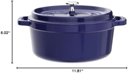 STAUB 40510-283-0 Cocotte Round 24cm Dark Blue - Image 6