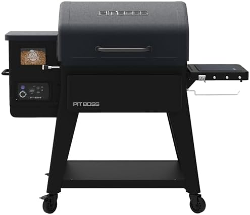 Pit Boss 1300 Navigator Series WiFi & Bluetooth Wood Pellet Grill & Smoker, Flame Broiler and Touchscreen Controller, 1,329-Sq. In. Cook Space, 180°F to 500°F Temp Range, Meat Probe, 30 lb. Hopper by PitBoss%C2%AEGrills