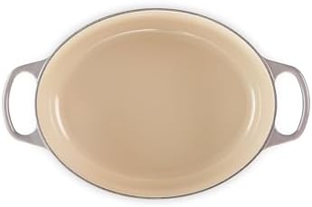Le Creuset Enameled Cast Iron Oval Dutch Oven, 5 qt, Oyster - Image 3