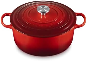 Le Creuset Enameled Cast Iron Round Dutch Oven, 7.25 qt., Cerise/Crucible by Unknown