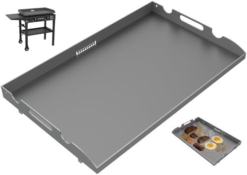 Griddle Top Replacement for Blackstone 28" Flat Top Grill w/Rear Grease by PETKAO