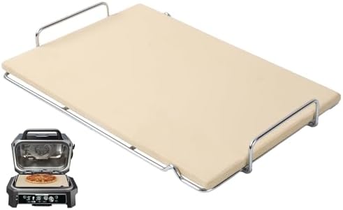 OG900 Pizza Stone with Rack for Ninja Woodfire OG800/OG900 Series XL Grills by WEBROIL