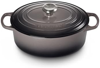Le Creuset Enameled Cast Iron Oval Dutch Oven, 5 qt, Oyster by Unknown