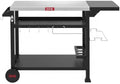 Feasto Grill Cart, 40x26 Inch Outdoor BBQ Cart with Foldable Side Shelf by Idealforcook