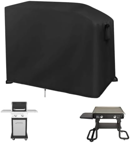 42 Inch Flat Top Grill Cover for Most Standard 2-Burner BBQ Gas Griddle by Guisong