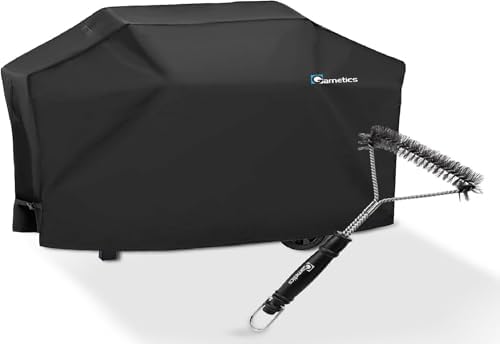 Grill Cover for Outdoor Grill 36 Griddle Cover for Blackstone– Bonus Grill Cleaning Brush Included, Heavy Duty Waterproof BBQ Gas Grill Cover for Outside, UV & Fade Resistant by Garnetics
