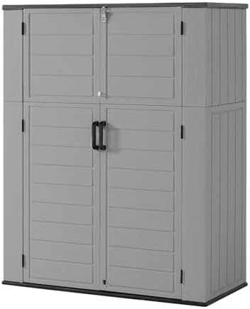 Aoxun 61 Cu.Ft Outdoor Storage Shed, Widened Outdoor Storage Cabinet - Image 7