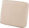 Classic Accessories Montlake Water-Resistant 19 x 20 x 4 Inch Patio Lounge Back Cushion, Antique Beige, Outdoor Loveseat Cushions by ClassicAccessories