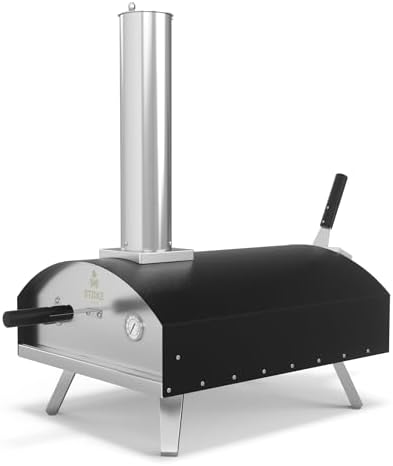 Stoke 16 Inch Outdoor Pizza Oven – Wood Pellet Portable Pizza Oven for Backyard, Camping, or Tailgating – Stainless Steel Multi-Fuel Oven with Pizza Stone & Accessories by StokePizzaOvens