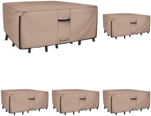 ULTCOVER Waterproof Patio Furniture Cover in, Rectangular 76"(L) x54(W) (Pack of 5) by ULTCOVER