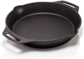 Petromax Cast Iron Fire Skillet for Kitchen or Camping, Pre-Seasoned Cookware for Campfire or Home Oven and Stove, Conducts Heat Evenly, Side Handles, 12" by Petromax