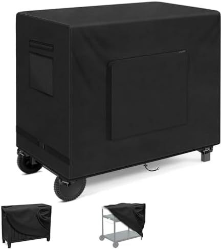 SIRUITON 600D Outdoor Bar Cart Cover for 48" Portable Outdoor Table by SIRUITON