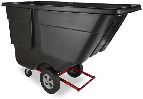 Rubbermaid Commercial Products Tilt Truck, 1 Cu Yd, 850lbs Cap, Black by RubbermaidCommercialProducts