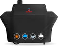 Grill Cover for Oklahoma Joe's Judge Charcoal Grill - 600D Premium BBQ Cover Waterproof and Heavy Duty for Oklahoma Joe's Judge Smoker by MCOMNOVAOUTDOORS