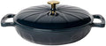 3.6 Quart Luxe Enamel Casserole with Gold Knob, Marine by Lodge