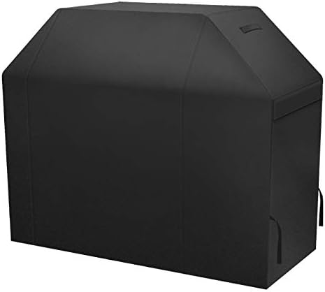 NEXCOVER 65 Inch Grill Cover - 600D Heavy Duty Waterproof and Weather Resistant BBQ Cover for Weber, Char Broil, Nexgrill - Fade Resistant, Black by NEXCOVER