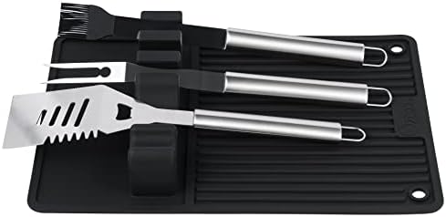 Ozeri Grill Mat & Countertop Shield with Drip Pad for BBQ & Griddle Tools - Image 7