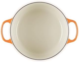 Le Creuset Enameled Cast Iron Round Dutch Oven, 4.5 qt., Flamme Doree - Image 4