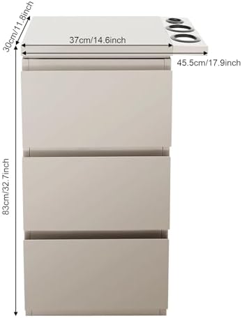 Outdoor Kitchen Drawers18 W x 32.7" H x 11.8" D Flush Mount Access 3-Drawer BBQ Stainless Steel Drawers BBQ Island Drawers for Outdoor Kitchens or BBQ Island Patio Grill Station (Silver/3 Layer) - Image 3