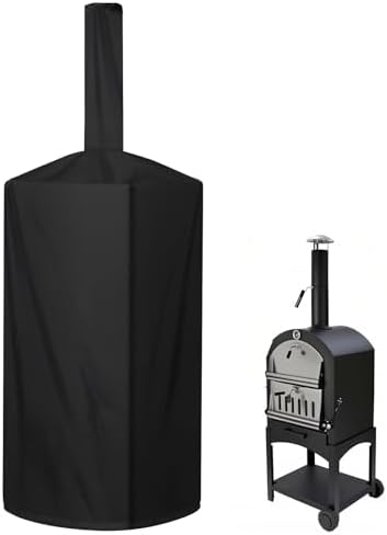 Pizza Oven Cover Weatherproof for Wood Fired BBQ Smokers by Unknown