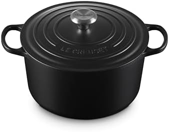 Le Creuset Enameled Cast Iron Signature Deep Round Oven, 6.5 qt., Licorice by Unknown