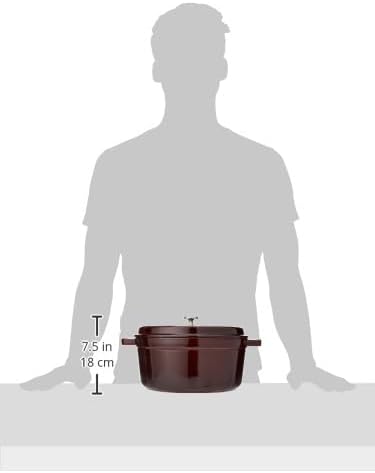 Staub Round Cocotte - 5.5Qt - Grenadine - Image 3