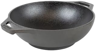 Lodge Pre-Seasoned Cast Iron Mini Wok, 6.25 Inches by Lodge