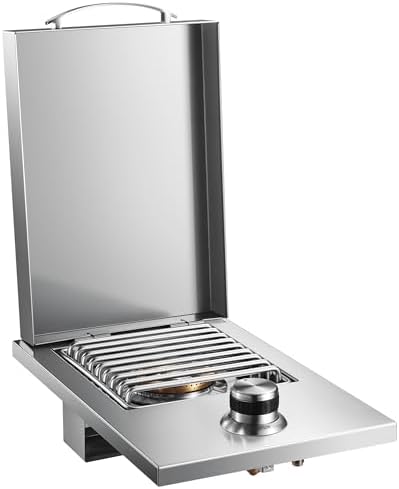 Outdoor Grill Drop-in Gas Single Side Grill Burner by VEPURLT
