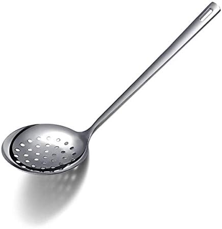 Stainless Steel Skimmer, Berglander Metal Strainer, Kitchen Cooking Skimmers For Non-Stick Cookware, Non-Stick And Heat Resistant, Dishwasher Safe, Easy to Clean by Berglander