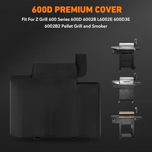 ZBXFCSH Heavy Duty Replacement Grill Cover Compatible with Z Grill 600 Series 600D 6002B L6002E 600D3E 6002B2 Pellet Grill and Smoker - Image 2
