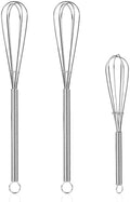 NileHome Mini Whisks Stainless Steel Whisk Set - 5" 7" 7" by NileHome