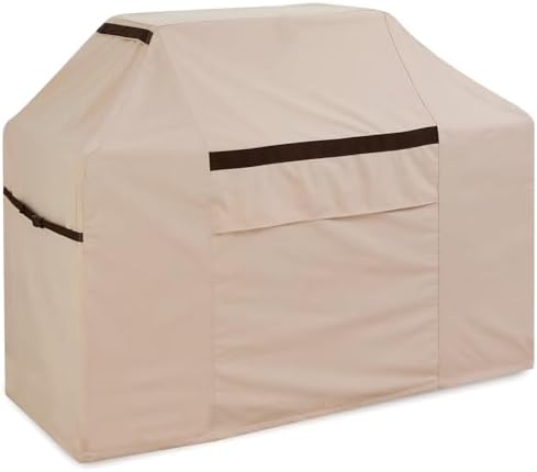 61 Inch BBQ Grill Cover - Heavy Duty Waterproof, Dustproof & Fade Resistant, Easy On/Off with Handles, Fits Weber Char-Broil Nexgrill by PATIOASIS