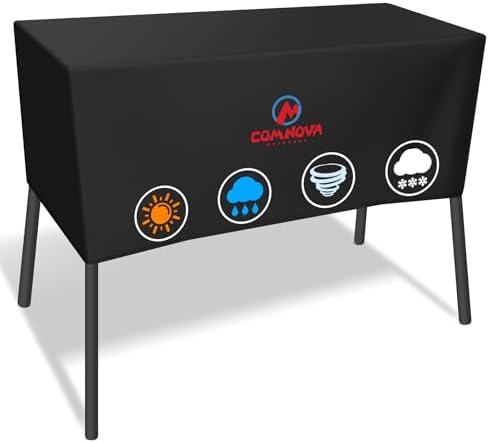 Comnova Grill Cover for Camp Chef 3 Burner Stove - 600D Outdoor Camping Stove Cover Waterproof, 3-Burner Griddle Covers for Camp Chef TB90LW, TB90LWG, TB90LWG15, PRO90, SPG90B, Tundra Pro 16 and More by MCOMNOVAOUTDOORS
