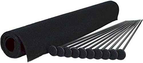 Gun Storage Solutions Rifle Rods Starter Kit with Shelf Liner Gun Organizer System Store More Guns Easy Access for Safety with Nylon Woven Loop Fabric by GunStorageSolutions