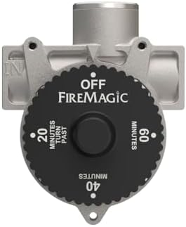 Fire Magic 1-Hour Shutoff Timer, 100,000 BTU Natural/Propane Gas Timer, Accommodates 1/2" NPT Piping, SKU 3092D by Fire+Magic