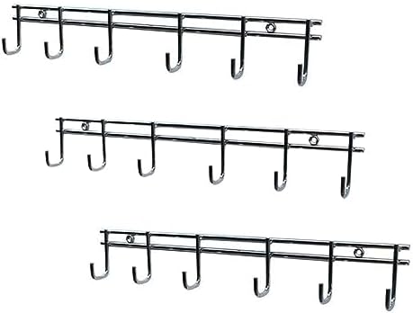 Lifespace Grill Utility Rack - 6 Hooks - Chrome Plated Mild Steel - Image 5