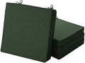 Outdoor Chair Cushions, Set of 4, 18.5 x 16 Inch, Olive Green by Unknown