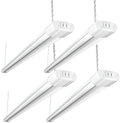 BBOUNDER 4Pack 4FT LED Shop Light, Reflector, 6500K Linkable, 40W=250W ETL by BBOUNDER